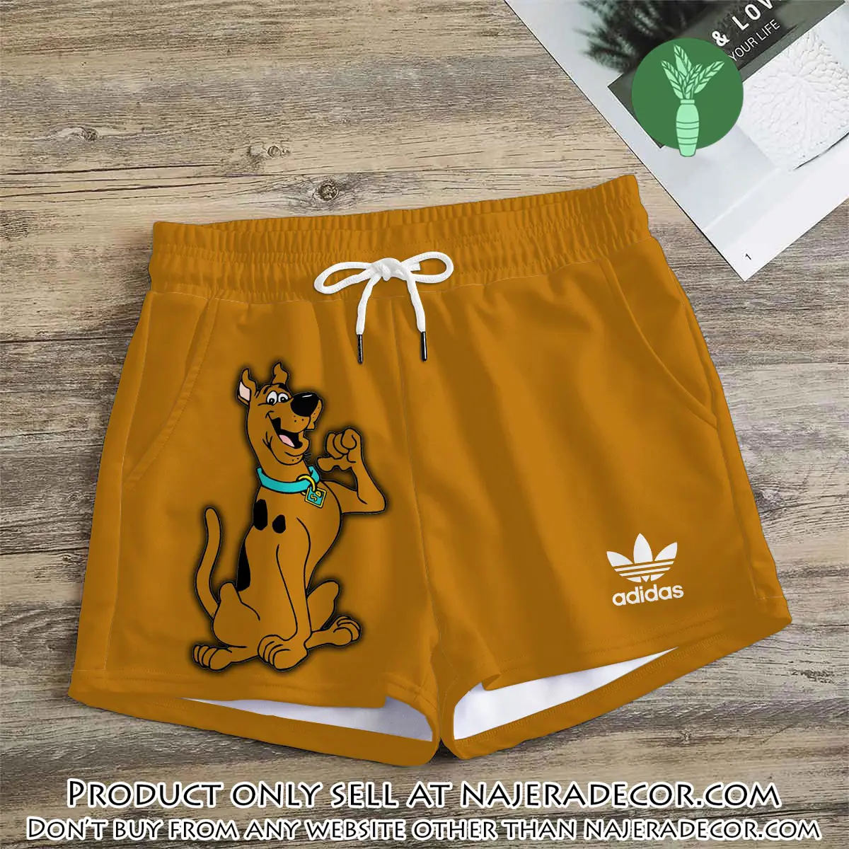 Premium scoobydoo in adidas women shorts lady beach shorts wms1075 njr3821078